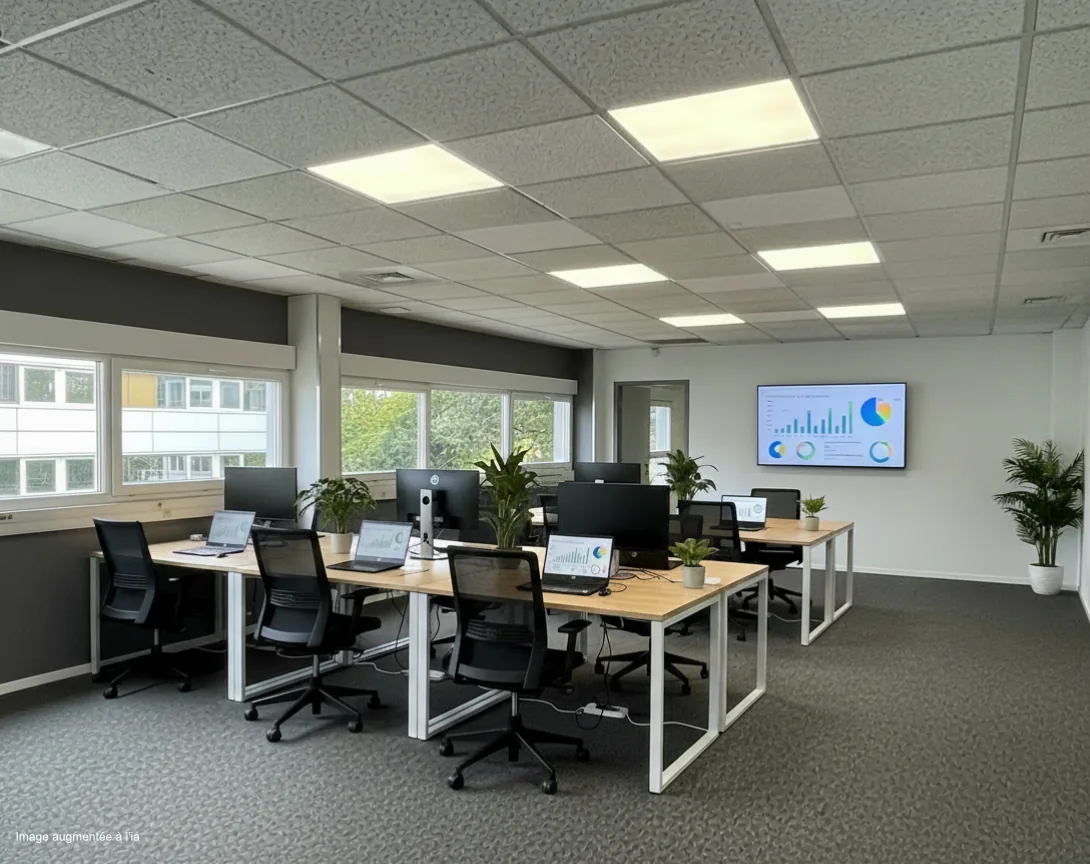 Open Space 95 m² – RDC – Open Space de 95 m² au bâtiment Galilée, Lormont